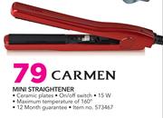 Carmen Mini Straightener