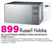 Russell Hobbs 20Ltr Electronic Mirror Finish Microwave Oven RHEM21L