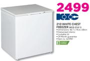 KIC 210 White Chest Freezer KCG 210 1