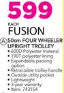 Fusion 50Cm Four Wheeler Upright Trolley