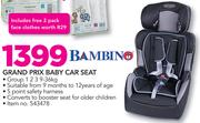 Bambino Grand Prix Baby Car Seat