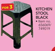 Kitchen Stool Black-For 3