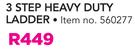 HomeQuip 3 Step Heavy Duty Ladder