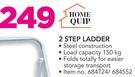 HomeQuip 2 Step Ladder