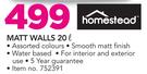Homestead Matt Walls-20Ltr