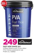 Homestead Fast Hide White-20Ltr