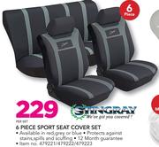 Stingray 6 Piece Sport Seat Cover Set-Per Set