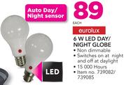 Eurolux 6W LED Day/Night Globe-Each