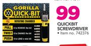 Gorilla Quickbit Screwdriver