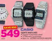 Casio Gents Watches-Each