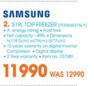 Samsung 519Ltr Top Freezer RT50K65315LF