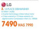 LG 14 Place Dishwasher D1450LF1 ALSQ