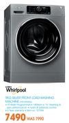 Whirlpool 9Kg Silver Front Load Washing Machine FSCR90426