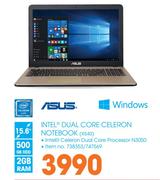 Asus Intel Dual Core Celeron Notebook X540-On My Gig 2
