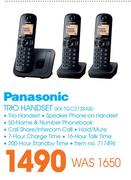 Panasonic Trio Handset KX-TGC213SAB