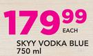 SKYY Vodka Blue-750ml