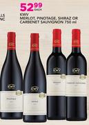KWV Merlot/Pinotage/Shiraz or Carbenet Sauvignon-750ml Each