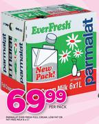 Parmalat Ever Fresh Full Cream, Low Fat or Fat Free Milk-6x1Ltr Per Pack