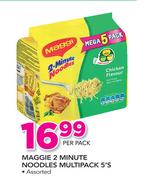 Maggie 2 Minute Noodles Multipack-5's Per pack