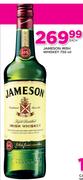 Jameson Irish Whisky-750ml