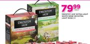 Drostdy HOF Extra Light White Wine Or Extra Light Rose-3Ltr Each