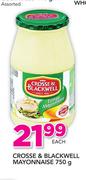 Crosse & Blackwell Mayonnaise-750g