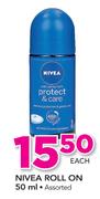 Nivea Roll On Assorted-50ml
