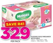 Huggies Gold Megabox Boys/Girls-Per Pack