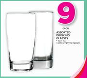Assorted Drinking Glasses-Each