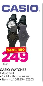 Casio watches price at game stores clearance