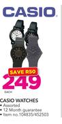 Casio Watches-Each
