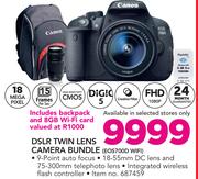 Canon DSLR Twin Lens Camera Bundle EOS700D WIFI