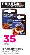 Renata Batteries-Each