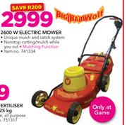 Big Bad Wolf 2600W Electric Mower
