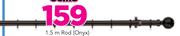 Decorland 1.5m Rod Onyx