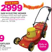 Big Bad Wolf 2600W Electric Mower