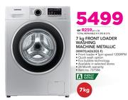 Samsung 7Kg Front Loader Washing Machine Metallic WW70J4263GS F
