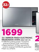 Samsung 32Ltr Mirror Finish Electronic Microwave Oven ME0113M1 XF