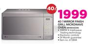 LG 40Ltr Mirror Finish Grill Microwave Oven MH8042GM