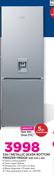 KIC 336Ltr Metallic Silver Bottom Freezer Fridge KBF 634 1 ME
