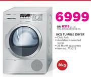 Bosch 8Kg Tumble Dryer