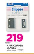 Wahl Hair Clipper Blades-Per Set
