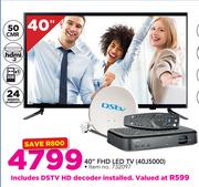 Samsung 40" FHD LED TV 40J5000