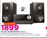 LG 2.0 Ch CD Micro Hi-Fi CM2460