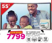 JVC 55" Curved UHD Smart LED TV LT-55N776