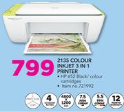 HP 2135 Colour Inkjet 3 In 1 Printer
