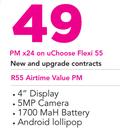 Lenovo Moto A Smartphone+ K4203 Modem-On uChoose Flexi 55