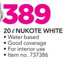 Dulux 20Ltr Nukote White