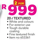 Homestead 20Ltr Textured-For 2