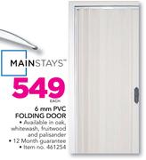 Mainstays 6mm PVC Folding Door